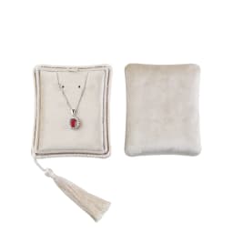 Velvet Tassels Jewelry Ring Necklace Bracelet Box Travel Portable Jewelry Box Jewelry Storage Box Wedding Gifts for Guests