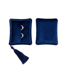 Velvet Tassels Jewelry Ring Necklace Bracelet Box Travel Portable Jewelry Box Jewelry Storage Box Wedding Gifts for Guests