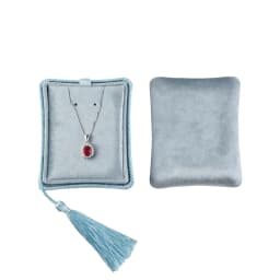 Velvet Tassels Jewelry Ring Necklace Bracelet Box Travel Portable Jewelry Box Jewelry Storage Box Wedding Gifts for Guests