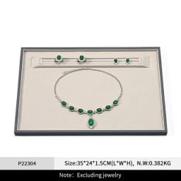Oirlv High-quality Black Leather Waterproof Jewelry Display Stand Designed for Jewelry Storage By Jewelers Individual Organizers