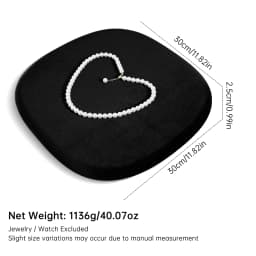 Yinbeini Velvet Jewelry Display Tray Ring Earring Pendant Necklace Storage Tray Display Tray TB028