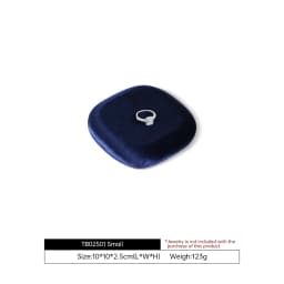 Yinbeini Velvet Jewelry Display Tray Ring Earring Pendant Necklace Storage Tray Display Tray TB028