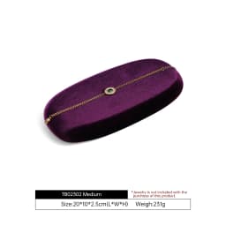 Yinbeini Velvet Jewelry Display Tray Ring Earring Pendant Necklace Storage Tray Display Tray TB028