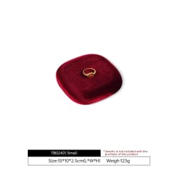 Yinbeini Velvet Jewelry Display Tray Ring Earring Pendant Necklace Storage Tray Display Tray TB028
