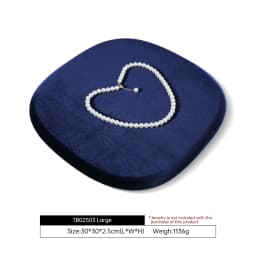 Yinbeini Velvet Jewelry Display Tray Ring Earring Pendant Necklace Storage Tray Display Tray TB028