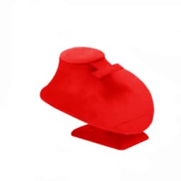 Red Velvet Gold Jewelry Organizer Earring Necklace Display Stand Quality Ring Tray Pendant Storage Plate Watch Bracelet Holder