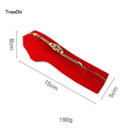 Red Velvet Gold Jewelry Organizer Earring Necklace Display Stand Quality Ring Tray Pendant Storage Plate Watch Bracelet Holder