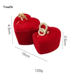 Red Velvet Gold Jewelry Organizer Earring Necklace Display Stand Quality Ring Tray Pendant Storage Plate Watch Bracelet Holder