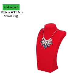 Red Velvet Gold Jewelry Organizer Earring Necklace Display Stand Quality Ring Tray Pendant Storage Plate Watch Bracelet Holder