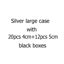 Gems Jewelry Trunk Travel Carrying Gemstone Display Box Aluminum Case Loose Stones Storage Container Collection Diamond Holder