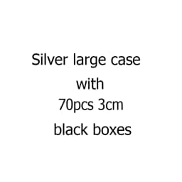 Gems Jewelry Trunk Travel Carrying Gemstone Display Box Aluminum Case Loose Stones Storage Container Collection Diamond Holder