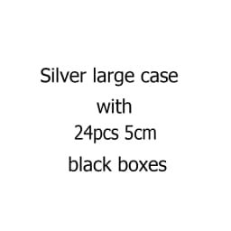 Gems Jewelry Trunk Travel Carrying Gemstone Display Box Aluminum Case Loose Stones Storage Container Collection Diamond Holder