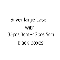 Gems Jewelry Trunk Travel Carrying Gemstone Display Box Aluminum Case Loose Stones Storage Container Collection Diamond Holder