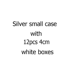 Gems Jewelry Trunk Travel Carrying Gemstone Display Box Aluminum Case Loose Stones Storage Container Collection Diamond Holder