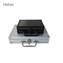 Gems Jewelry Trunk Travel Carrying Gemstone Display Box Aluminum Case Loose Stones Storage Container Collection Diamond Holder