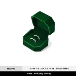 Oirlv Velvet Ring Box Gemstone Green Jewelry Box Set High-quality Earring Bracelet Necklace Box Jewelry Organizer Jewelry Box