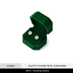 Oirlv Velvet Ring Box Gemstone Green Jewelry Box Set High-quality Earring Bracelet Necklace Box Jewelry Organizer Jewelry Box