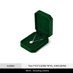 Oirlv Velvet Ring Box Gemstone Green Jewelry Box Set High-quality Earring Bracelet Necklace Box Jewelry Organizer Jewelry Box