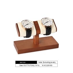 Wooden Watch Stand WoodTen Solid Wood Watch Holder Jewelry Organizer Display Stand For Bracelet Ring Earring Watch Display Props
