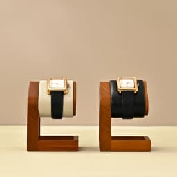 Wooden Watch Stand WoodTen Solid Wood Watch Holder Jewelry Organizer Display Stand For Bracelet Ring Earring Watch Display Props