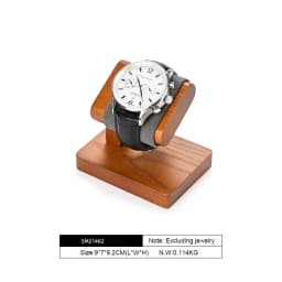 Wooden Watch Stand WoodTen Solid Wood Watch Holder Jewelry Organizer Display Stand For Bracelet Ring Earring Watch Display Props