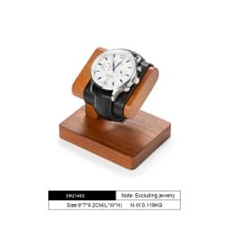 Wooden Watch Stand WoodTen Solid Wood Watch Holder Jewelry Organizer Display Stand For Bracelet Ring Earring Watch Display Props
