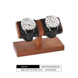 Wooden Watch Stand WoodTen Solid Wood Watch Holder Jewelry Organizer Display Stand For Bracelet Ring Earring Watch Display Props