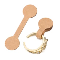 50/100Pcs Rectangle Jewelry Price Tag Self Adhesive Barbell Sticker Card DIY Necklace Earring Display Repair Label Packaging