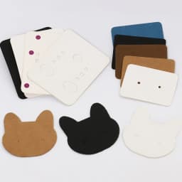 50pcs Earrings Card with 50pcs Bags Cat Cards Jewelry Display Packaging Cardboards Ear Studs Hang Tags Cards DIY Wholesale