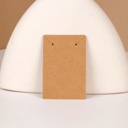 33Types 50Pcs Necklace Earrings Jewelry Display Kraft Paper Blank Card Label Wholesale Packaging Handmade DIY Accessory Supplier