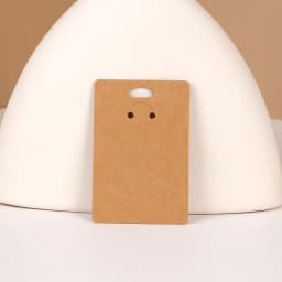 33Types 50Pcs Necklace Earrings Jewelry Display Kraft Paper Blank Card Label Wholesale Packaging Handmade DIY Accessory Supplier