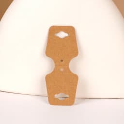 33Types 50Pcs Necklace Earrings Jewelry Display Kraft Paper Blank Card Label Wholesale Packaging Handmade DIY Accessory Supplier