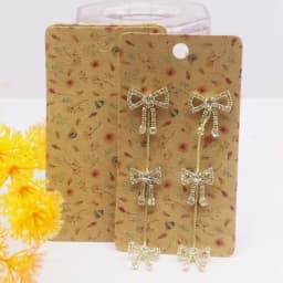 50pcs 5x9cm Earrings Cards Paperboard Jewelry Newest Arrived Popular Display Cardboard Hot Sale Fashion Design Delicate  Cards
