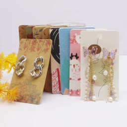 50pcs 5x9cm Earrings Cards Paperboard Jewelry Newest Arrived Popular Display Cardboard Hot Sale Fashion Design Delicate  Cards