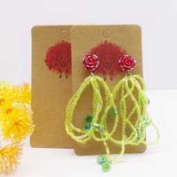 50pcs 5x9cm Earrings Cards Paperboard Jewelry Newest Arrived Popular Display Cardboard Hot Sale Fashion Design Delicate  Cards