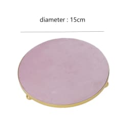 Pink Velvet Jewelry Display Board Necklace Earring Hanging Shelf Ring Jewelry Holder Tray Gold Metal Frame