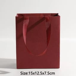 5Pcs Paper Jewelry Packaging Tote Bags Cardboard Drawer Jewellery Gift Box For Necklace Earrings Oil Ring Wedding Party Gift Bag
