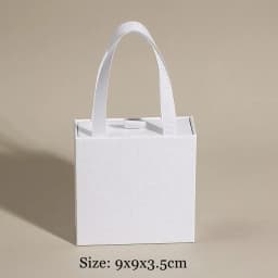 5Pcs Paper Jewelry Packaging Tote Bags Cardboard Drawer Jewellery Gift Box For Necklace Earrings Oil Ring Wedding Party Gift Bag