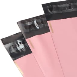 5-10pcs Baby Pink Printed Thank You Bags Mailer Self-adhesive Envelope Bags For Gifts Jewelry Express Shipping Packaging Pouches