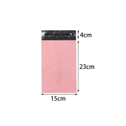 5-10pcs Baby Pink Printed Thank You Bags Mailer Self-adhesive Envelope Bags For Gifts Jewelry Express Shipping Packaging Pouches
