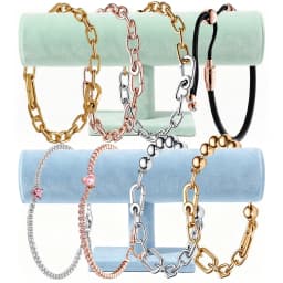 2026 New 925 Silver Women's ME Sparkling Heart Shaped Leather Rope Adjustable Bracelet Display Tool DIY Exquisite Charm Jewelry