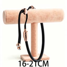 2026 New 925 Silver Women's ME Sparkling Heart Shaped Leather Rope Adjustable Bracelet Display Tool DIY Exquisite Charm Jewelry