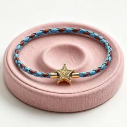 2026 New 925 Silver Women's Heart to Heart Star Weaving Classic Cuban Logo Bracelet Display Tool DIY Exquisite Charm Jewelry