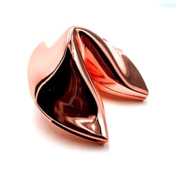 Zamak Lucky Box Fortune Cookie Trinket Box Metal Alloy Jewelry Box Wedding Favors Gifts Box Souvenir Corporation Gift Free