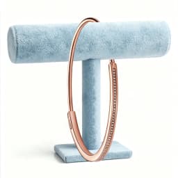 2026 New 925 Silver Classic Women's ID Unlimited Shining Logo Open Bracelet Display Tool DIY Exquisite Charm Jewelry