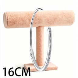 2026 New 925 Silver Classic Women's ID Unlimited Shining Logo Open Bracelet Display Tool DIY Exquisite Charm Jewelry