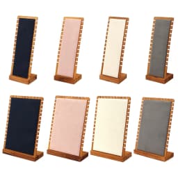 Pine Wooden Necklace Frame L-shaped Jewelry Display Frame Pendant Support Jewelry Display Props for jewelry storage