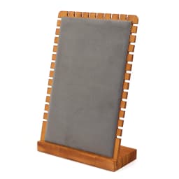Pine Wooden Necklace Frame L-shaped Jewelry Display Frame Pendant Support Jewelry Display Props for jewelry storage