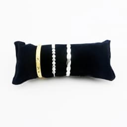 Wholesale Durable Velvet Pearl Bracelet Watch Display Pillows for Case Bangle Anklet Wristwatch Holder Jewelry Counter Organizer