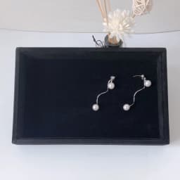 New Velvet Jewelry Flat Trays Box Earring Rings Storage Box Jewelry Case Display Convenient Charming Women Rings Trays Makeup